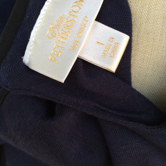 Erin Featherston for Target navy babydoll dress heart buttons NWT size 1 - Picture 5 of 6